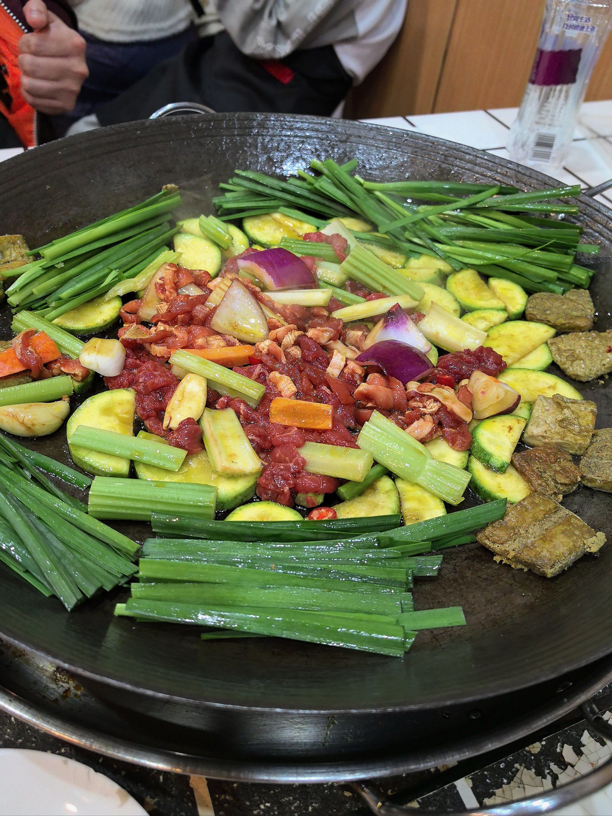 臭腐乳的蘸料配烙锅