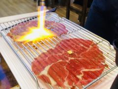 铺天盖地顶级澳牛肉火焰寿司-仙隐小鹿中華の日料(正弘城店)
