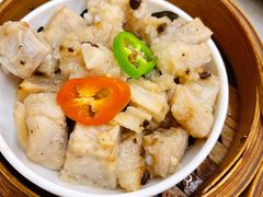 拍蒜云耳蒸排骨-点红点绿茗点居(客村店)