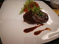 澳洲牛排配茄汁意面-国家大剧院西餐厅