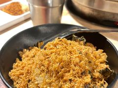 黄金肉松猪油拌饭-霸腹烤肉(厦门柚子番店)