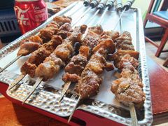 烤羊肉串-忘不了渔村(将军大道店)