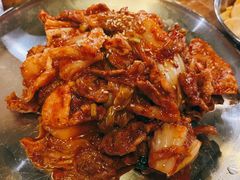 炒五花肉-包装马车·韩国料理·포장마차