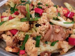 干锅有机菜花-香融府·烤鸭·家常菜(马家堡路店)