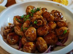 爆汁口蘑-遇见小院—虹鳟鱼•农家菜(怀柔店)