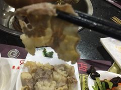 切片牛胸肉-草原饭店火锅