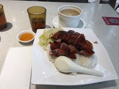 叉烧烧鸭双拼饭-香港新发烧腊茶餐厅(书城店)