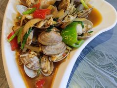 辣炒花甲-覃记海鲜美食餐厅