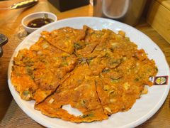 泡菜饼-喇喇排骨火锅·传统韩式脊骨汤(望京西园总店)