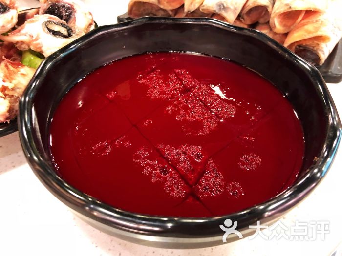 三江汇火锅店鲜鸭血图片 - 第5张
