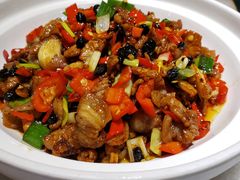 酱爆鸡蛋豆角-京城小江南·北京烤鸭·江南土菜·白鱼(中关村店)