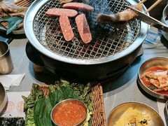 -草家酱蟹炭火烤肉店(珲春南路一店)