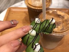 抹茶麻薯甜甜圈-Tims天好咖啡·贝果(雁展路万象天地店)