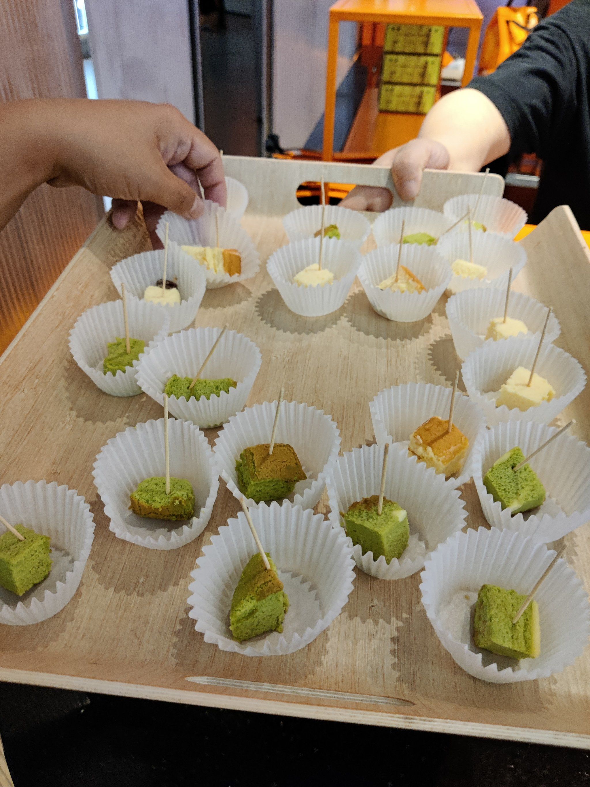 免费试吃芝士蛋糕