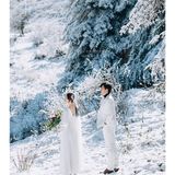 闺蜜说我的雪景婚纱照拍成了韩剧女主角[胜利]/成都婚纱照