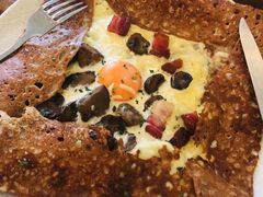 巴黎火腿鸡蛋芝士蘑菇可丽饼-RAC BAR(安福路店)