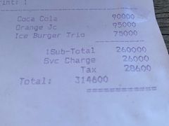 账单-Rock Bar Bali(Bali)