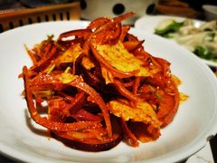 辣拌牛板筋-关东小磨东北菜(漕河泾印象城店)