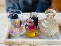 紫菠萝蝶豆花白茶气泡汁-The Rug Cafe(王府中环店)