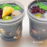 南强街的灰色水泥酸奶水果捞！真不错