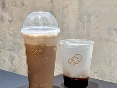 焙茶波波冰-喜茶(上海淮海中路渔阳里店)