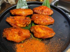 烤鸡翅-明洞阿姨·韩式酱蟹烤肉·创意料理(三元桥店)