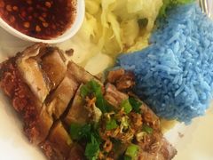 -蝶豆花蓝面条