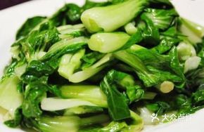 Oil-Poured Baby Bok Choy