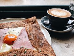 巴黎火腿鸡蛋芝士蘑菇可丽饼-RAC BAR(安福路店)