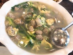 丸子蛤蜊小白菜汤-私房小厨(康城路店)
