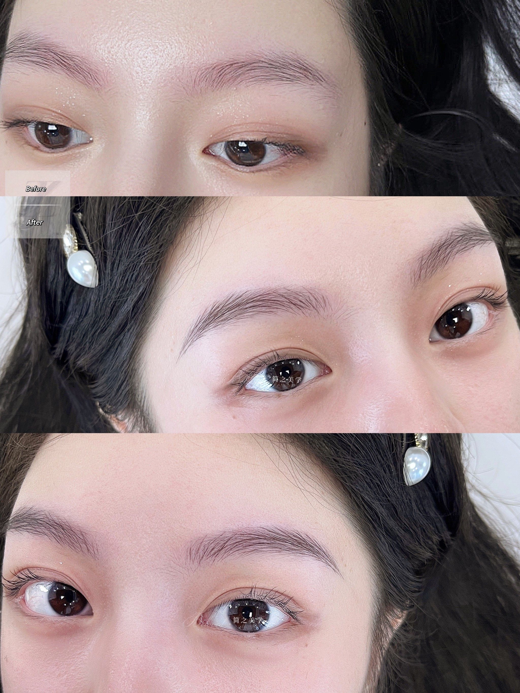 野生眉案例 满意度极高的原生眉