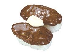 鸡肉饼握寿司　-無添くら寿司(南千住店)