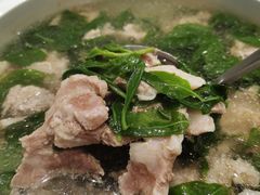 土猪肉炖枸杞叶汤-紫阳海鲜楼·传承闽味(长乐路总店)