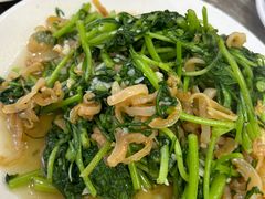 茼蒿炒海蜇-林之六八·6886大连老菜馆