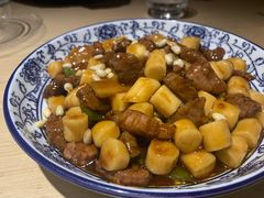 松子牛肉炒年糕-兔爸私家小厨(新北万达店)
