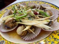 油泼扇贝-胖子饺子馆·海鲜家常菜(海军博物馆店)