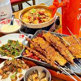 南方小帅哥来吃东北大串了！还有小土豆和冻梨！