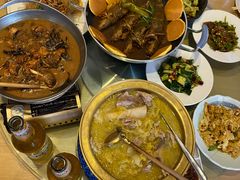 铁锅昂刺鱼贴玉米饼-关东小磨东北菜(上海长风大悦城店)