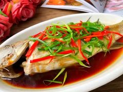 清蒸鲈鱼-魁盛居百年鲁菜馆(中林路店)