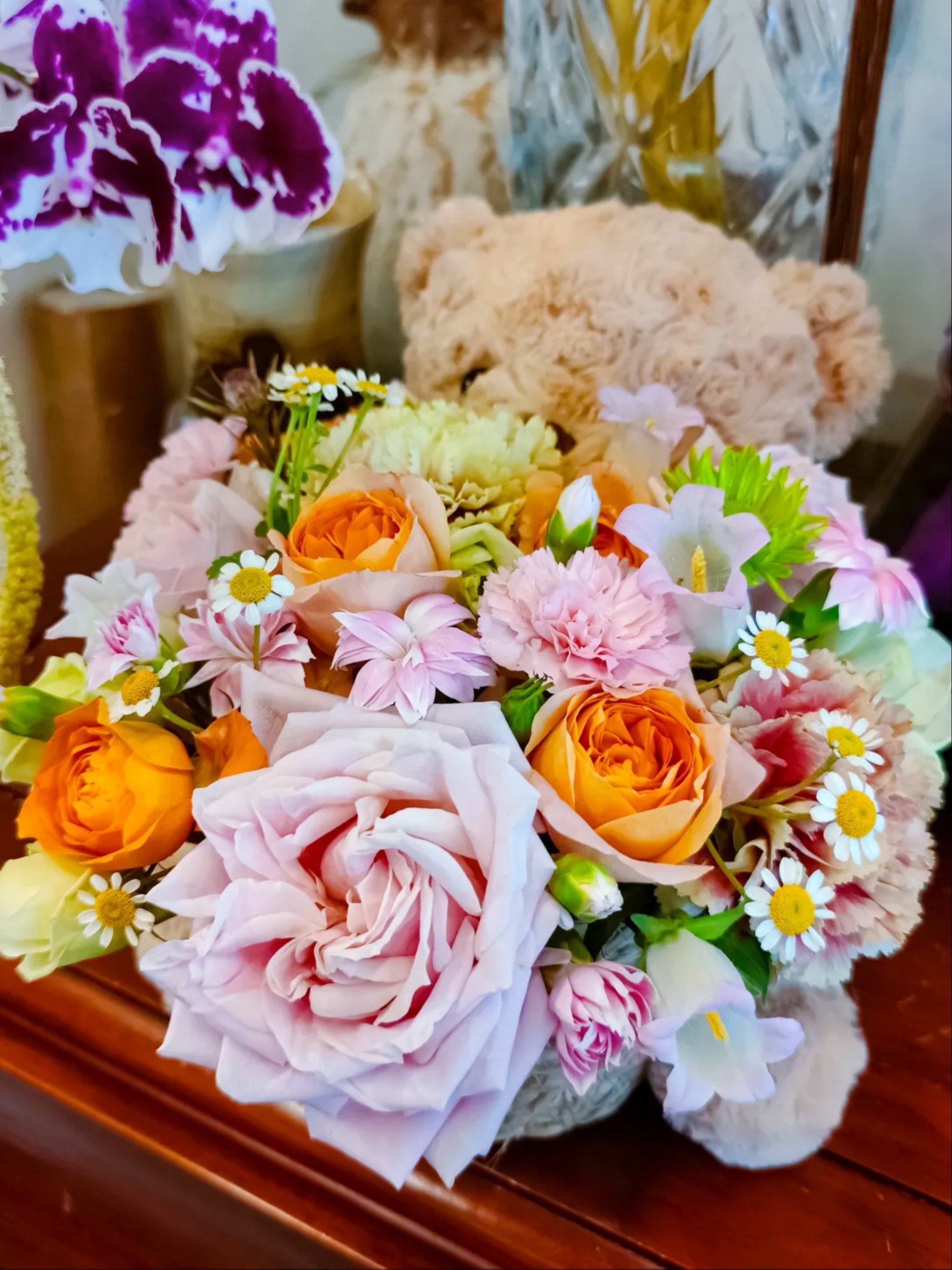 母亲节的仪式感,亲手插花送给妈妈👩🏻💐