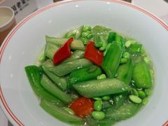 丝瓜毛豆-二泉园老菜馆·百年无锡菜