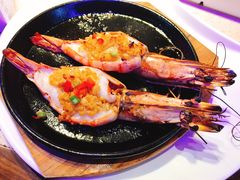 蒜蓉虎皮蝦-船梆煮•蒸汽海鲜·炉火烤肉(五四广场店)
