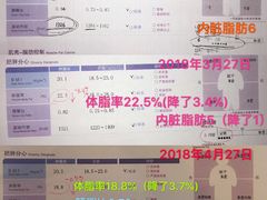 会员训练2个月，共上33节训练课的对比数据图-能量健身私教工作室(1527店)