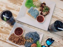 -蝶豆花蓝面条