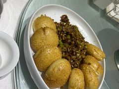 农家花菜干炒肉-鸭王烤鸭店(三里河店)