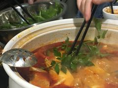 酸汤火锅-黔府豆米火锅野菜馆(南马店)