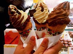 巧克力香草混合甜筒-GODIVA(海岸城店)