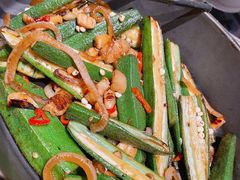 小炒秋葵-小大董·烤鸭(凤凰汇店)