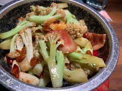 生炒有机花菜-大树餐厅(益田假日店)