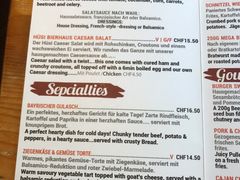 菜单-Husi Bierhaus